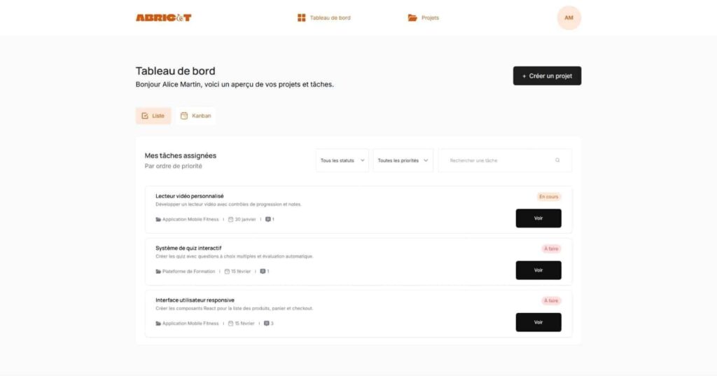 Développez un SaaS de gestion de tâches